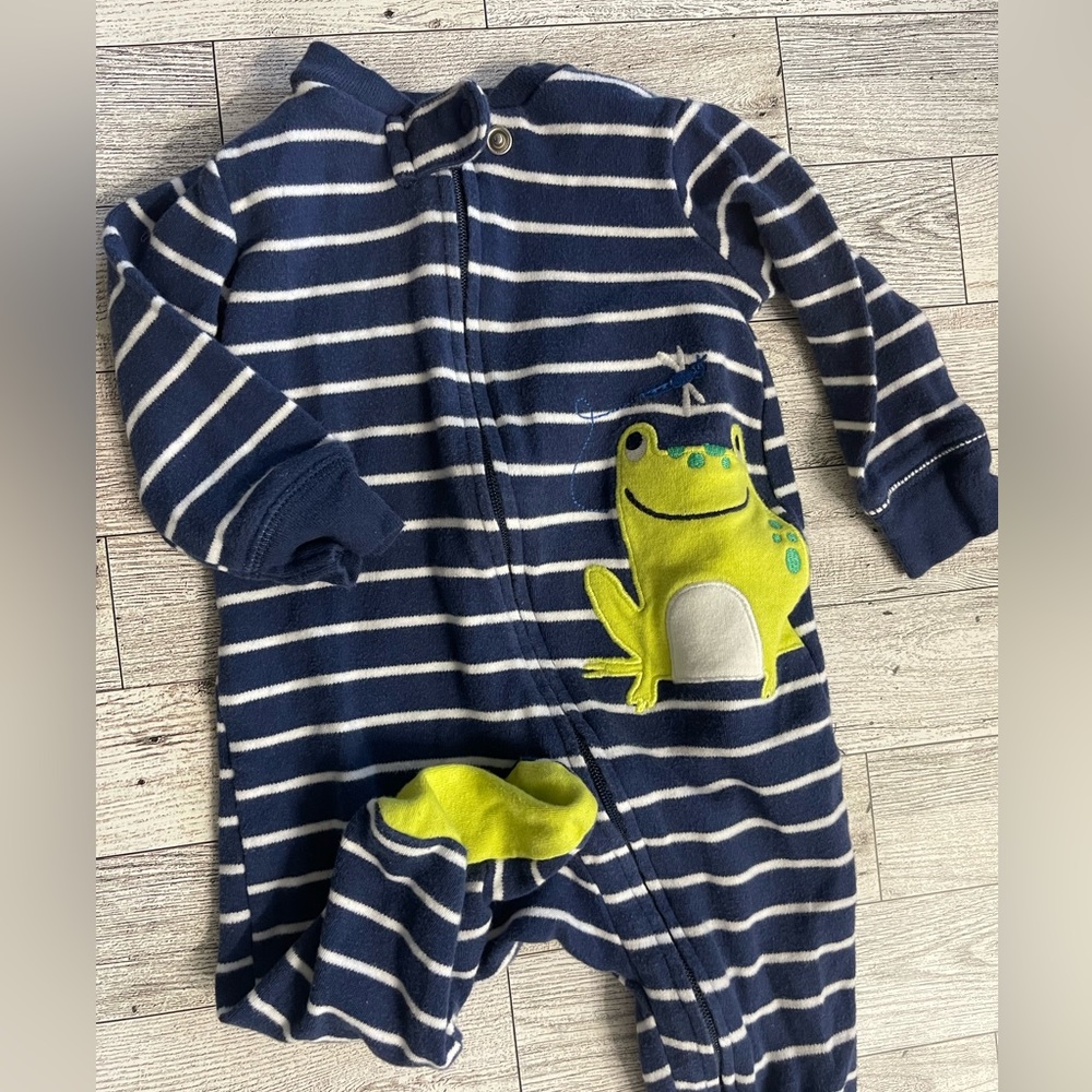 Baby boy sleeper - frog